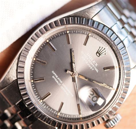 1299 rolex datejust grey linen dial|rolex datejust reference 1603.